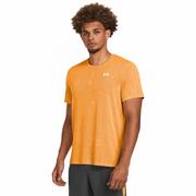 Koszulki sportowe męskie - Męska koszulka do biegania Under Armour UA Streaker Splatter SS - pomarańczowa - UNDER ARMOUR - miniaturka - grafika 1