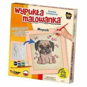 Zabawki kreatywne - Mirage Hobby Wypukła Malowanka - Mały Mopsik - - miniaturka - grafika 1