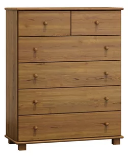 Komoda sosnowa drewniana nr10 g42 dąb - Komody - miniaturka - grafika 1
