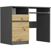 Biurka - Framire Biurko Modern N-35L Lewe Antracyt mix Artisan - miniaturka - grafika 1