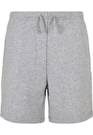 Spodenki damskie - Urban Classics Chłopięce szorty chłopięce Basic Sweatshorts krótkie spodenki sportowe dla chłopców dostępne w 2 kolorach, rozmiary 110/116-158/164, szary, 110 - miniaturka - grafika 1