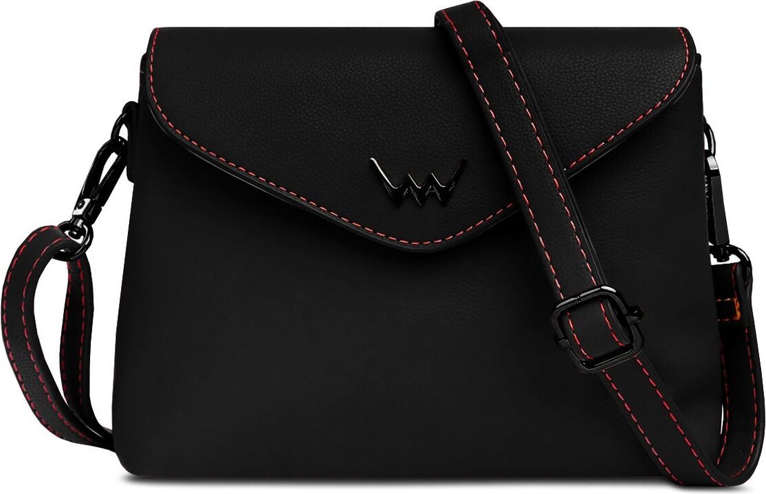 Torebka damska Vuch Crossbody Byrsa Mini Black Czarny Jeden rozmiar