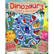 Baśnie, bajki, legendy - Olesiejuk Sp. z o.o. Dinozaury. Scenki z naklejkami - Praca zbiorowa - miniaturka - grafika 1