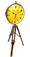 Zegary - Duży zegar marynistyczny stojący na drewnianym trójnogu - miniaturka - grafika 1