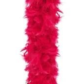 Oświetlenie świąteczne - Boa z piór naturalnych 180 cm łańcuch na choinkę, ozdoba świąteczna czerwony - miniaturka - grafika 1