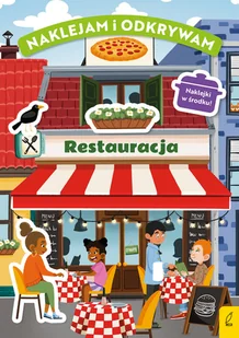 Restauracja. Naklejam i odkrywam - Książki edukacyjne - miniaturka - grafika 1
