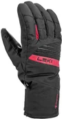 Rękawice narciarskie - LEKI RĘKAWICE Space GTX black-red 9.0 - miniaturka - grafika 1
