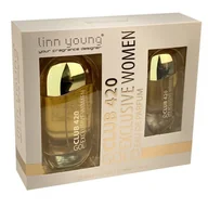 Wody i perfumy damskie - SET LINN YOUNG Club 420 Gold EDP spray 100ml + EDP spray 30ml - miniaturka - grafika 1