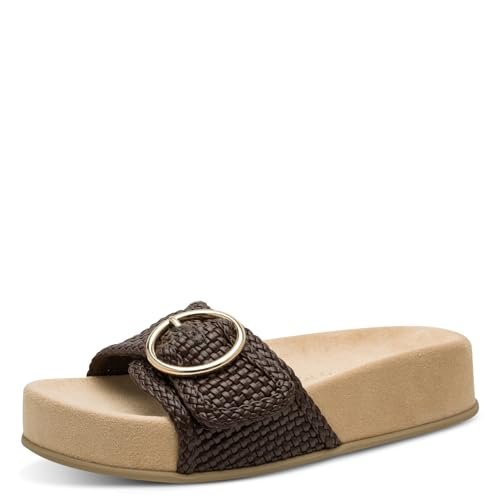Marco Tozzi Klapki damskie 2-27514-46 Kapcie, Choco, 37 EU