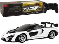 Samochody i pojazdy dla dzieci - McLaren Senna R/C 1:18 biały - Leantoys - miniaturka - grafika 1