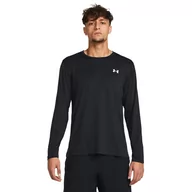 Koszulki sportowe męskie - Męski longsleeve do biegania Under Armour UA Streaker Long Sleve - czarny - UNDER ARMOUR - miniaturka - grafika 1