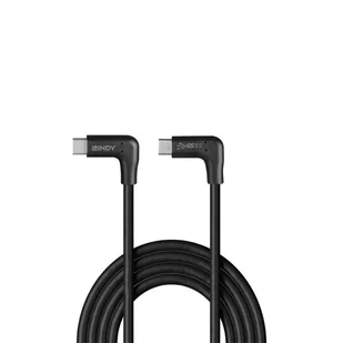 Lindy 32023 kabel USB USB 3.2 Gen 2 (3.1 Gen 2) 1 m USB C Czarny 32023 - Kable komputerowe i do monitorów - miniaturka - grafika 1