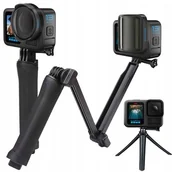 Selfie stick - Akcesoria do GoPro 13 12 11 10 9 Uchwyt Selfie Stick Kijek Uchwyt 3WAY - miniaturka - grafika 1