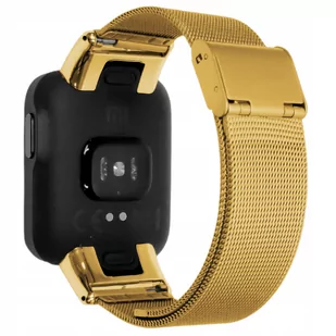 Pasek Opaska Metalowa Do Xiaomi Mi Watch Lite (Złota) - Akcesoria do pulsometrów i zegarków sportowych - miniaturka - grafika 1