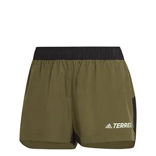 adidas Damskie szorty Trail W, Olifoc, M, Olifoc, M - Spodenki damskie - miniaturka - grafika 1