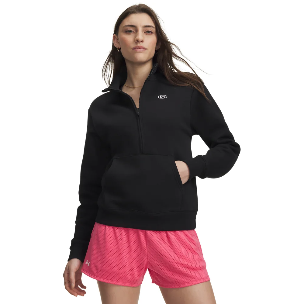 Bluza dresowa damska czarna Under Armour Rival Flc M
