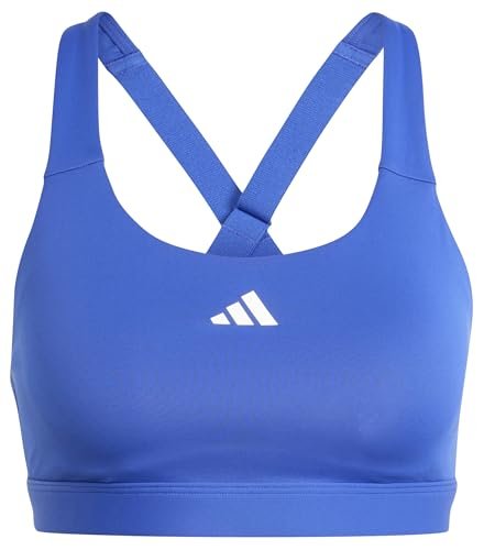 adidas Damski biustonosz treningowy TLRDREACT z wysokim wsparciem, XXS D