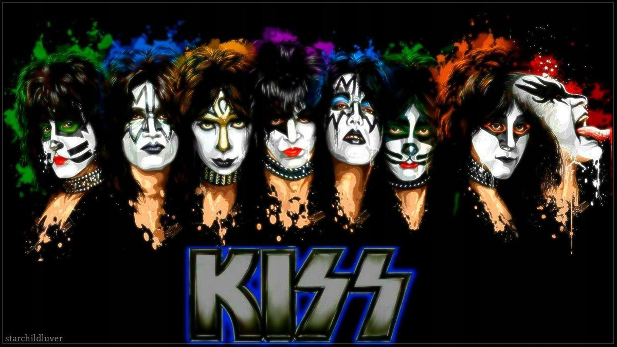 PODKŁADKA POD MYSZ Nadruk 22x18 cm Kiss Zespół rockowy Hard Rock Prezent