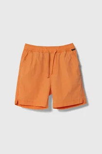 Spodnie i spodenki dla chłopców - Quiksilver szorty dziecięce TAXER YOUTH kolor pomarańczowy regulowana talia - grafika 1