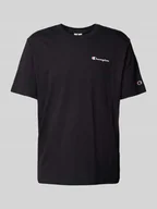 Koszulki męskie - T-shirt z nadrukiem z logo - miniaturka - grafika 1