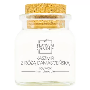 Świeca sojowa zapachowa KASZMIR Z RÓŻĄ DAMASCEŃSKĄ 90g - Świece - miniaturka - grafika 1