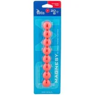 Pozostałe akcesoria dla plastyków - Magnesy do tablic czerwone gładkie 20mm GM300-PC8 TETIS - miniaturka - grafika 1