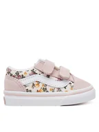 Buty dla dziewczynek - Vans Tenisówki Old Skool V VN0009RCBIY1 Różowy - miniaturka - grafika 1