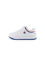 Buty dla chłopców - Champion Sneakersy chłopięce Rd18 Low, Biały Ww018, 1 UK Child - miniaturka - grafika 1