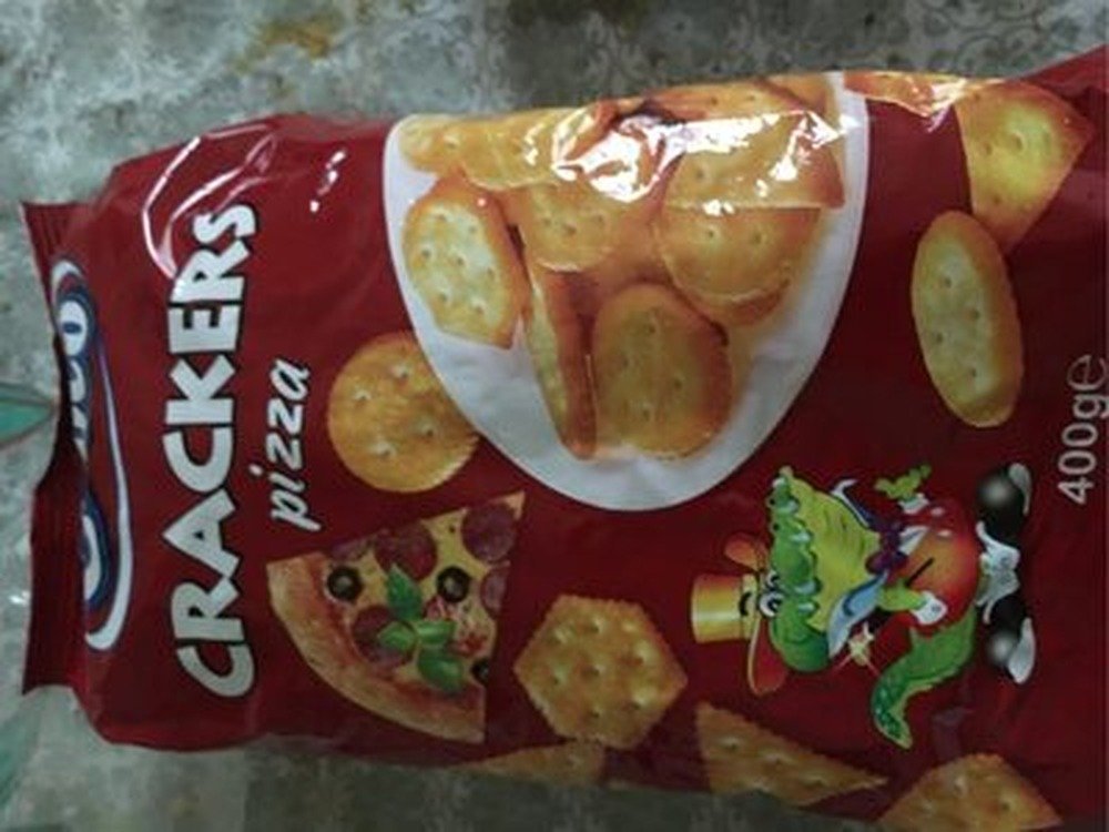 Croco krakersy o smaku pizzy 400 g