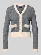 Swetry damskie - Kurtka z dzianiny o kroju shaped fit z mieszanki wełny model ‘MAGGIE LIFE’ - miniaturka - grafika 1