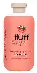 Fluff Fluff żel pod prysznic truskawka 500ml - Kosmetyki do kąpieli - miniaturka - grafika 1