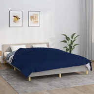 Koce - vidaXL Koc obciążeniowy, niebieski, 200x220 cm, 9 kg, tkanina - miniaturka - grafika 1