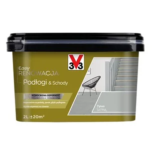 Farba Renowacyjna Easy Renowacja Podłogi Schody tytan 2 l V33 - Emalie - miniaturka - grafika 1