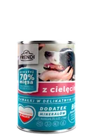 Mokra karma dla kotów - Frendi kawałki w delikatnym sosie z cielęciną 10x400g - miniaturka - grafika 1