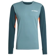 Koszulki sportowe męskie - Męska koszulka Adidas Multi Synt Ls Rozmiar: L / Kolor: petrol - miniaturka - grafika 1