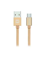 Kable USB - Kabel Swissten Micro Usb 2M pink - miniaturka - grafika 1