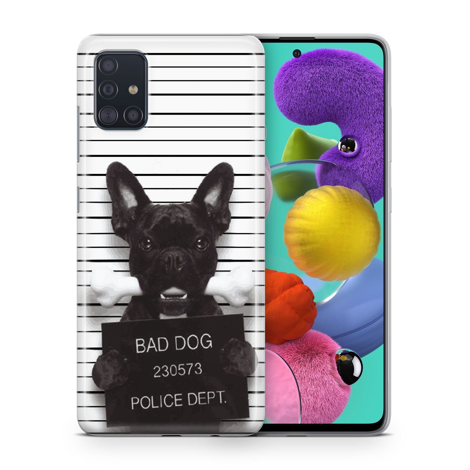 Etui na telefon komórkowy Pokrowiec ochronny na Samsung Galaxy S9 Plus Pokrowiec na etui Bumper Cases TPU, Model: Samsung Galaxy S9 Plus, Wybierz motyw: Bad Dog Bulldog