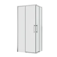 Kabiny prysznicowe - Kabina prysznicowa prostokątna Remix 100 x 80 x 195 cm chrom Sensea - miniaturka - grafika 1