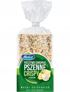 Crispy Pieczywo chrupkie pszenne z serem i cebulką 130 g - Pieczywo chrupkie - miniaturka - grafika 1