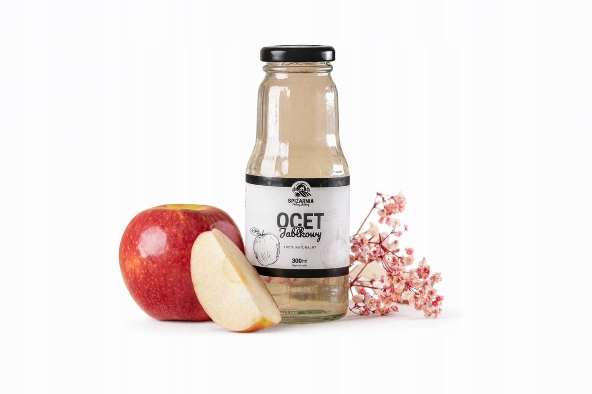 Ocet Jabłkowy Żywy Niefiltrowany 300ml z Matką Octową Naturalny PL