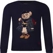 Swetry dla dziewczynek - POLO RALPH LAUREN Sweter | Regular Fit - miniaturka - grafika 1