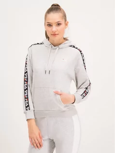 Bluzy damskie - Fila Bluza Clara 687073 Szary Regular Fit - grafika 1