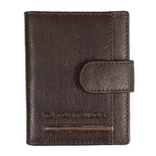 Portfele - TOM TAILOR Devon męski portfel etui na karty kredytowe mały, brązowy, S - miniaturka - grafika 1