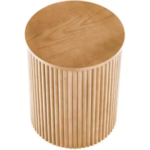 Halmar Stolik kawowy Woody Natural 40 cm - Ławy i stoliki kawowe - miniaturka - grafika 1