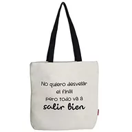 Torebki damskie - Econanos Hellobags2019 płócienna i plażowa torba na zakupy, 38 cm, biała (BLANCO) - miniaturka - grafika 1