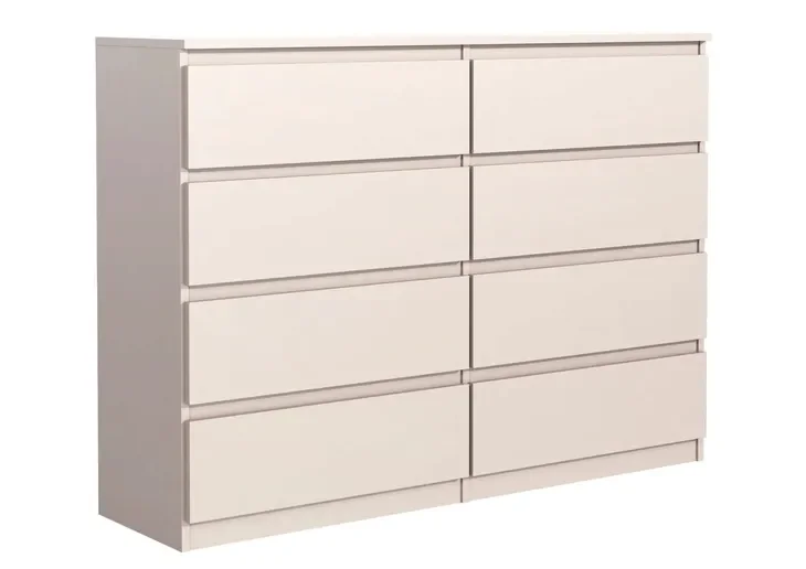 Komoda 8 Szuflad 120cm Kaszmir