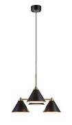 Lampy sufitowe - Markslojd Klint 108076 lampa wisząca zwis 4x60W E27 czarna - miniaturka - grafika 1