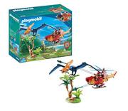 Klocki - Playmobil HELIKOPTER Z PTERODAKTYLEM 9430 - miniaturka - grafika 1