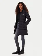 Kurtki damskie - KARL LAGERFELD Kurtka zimowa A1W15047 Czarny Slim Fit - miniaturka - grafika 1