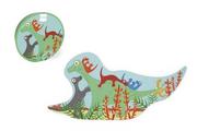 Puzzle - Scratch Puzzle konturowe Dinozaury 30 elem. mokopico-1698-0 - miniaturka - grafika 1